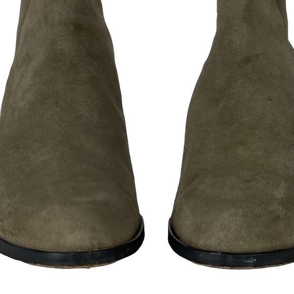 EILEEN FISHER PEER SHADOW TAUPE NUBUCK LEATHER CHELSEA STYLE ANKLE BOOT BOOTIE - Picture 10 of 14